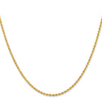 Leslie's 10k 2mm Solid Regular Rope Chain - Image 2