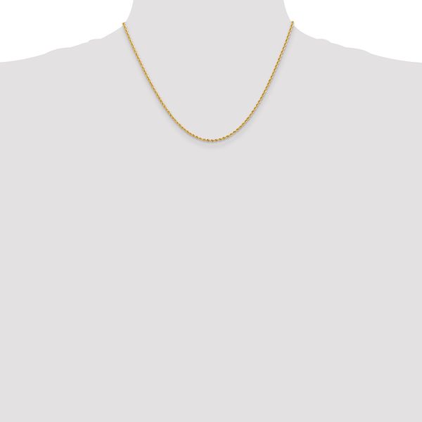 Leslie's 10k 2mm Solid Regular Rope Chain - Image 4