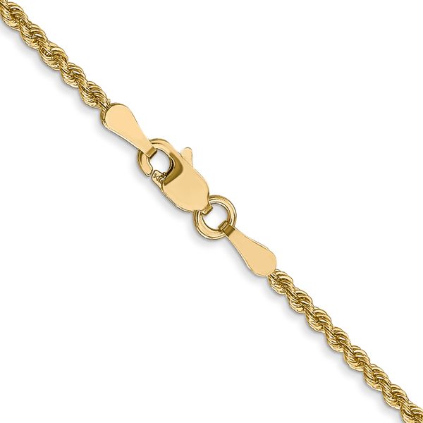 Leslie's 10k 2mm Solid Regular Rope Chain - Image 3