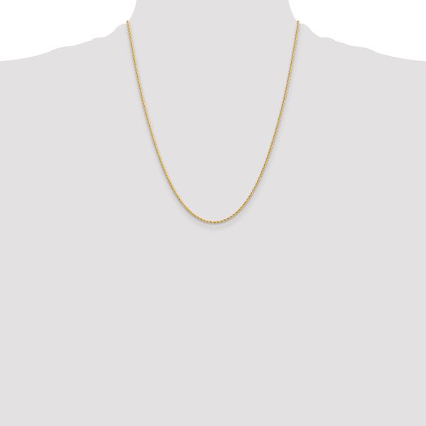 Leslie's 10k 2mm Solid Regular Rope Chain - Image 4