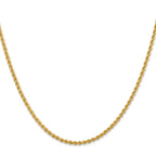 Leslie's 10k 2.25mm Solid Regular Rope Chain - Image 2