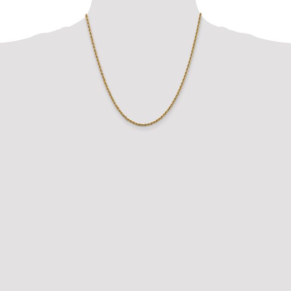 Leslie's 10k 2.5mm Solid Regular Rope Chain - Image 4