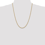Leslie's 10k 2.5mm Solid Regular Rope Chain - Image 4