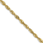 Leslie's 10k 2.25mm Diamond-Cut Lightweight Rope Chain