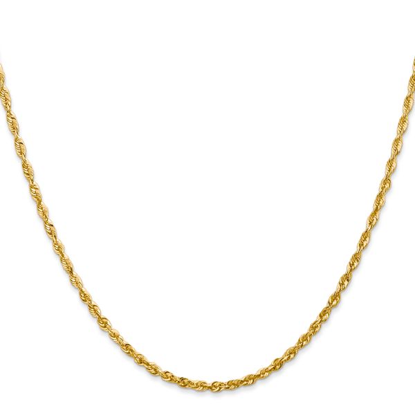 Leslie's 10k 2.25mm Diamond-Cut Lightweight Rope Chain - Image 2