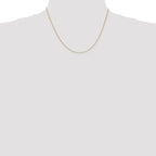 Leslie's 10k 1mm Singapore Chain - Image 4