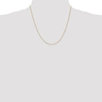 Leslie's 10k 1mm Singapore Chain - Image 4