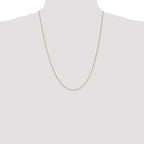 Leslie's 10k 1mm Singapore Chain - Image 4