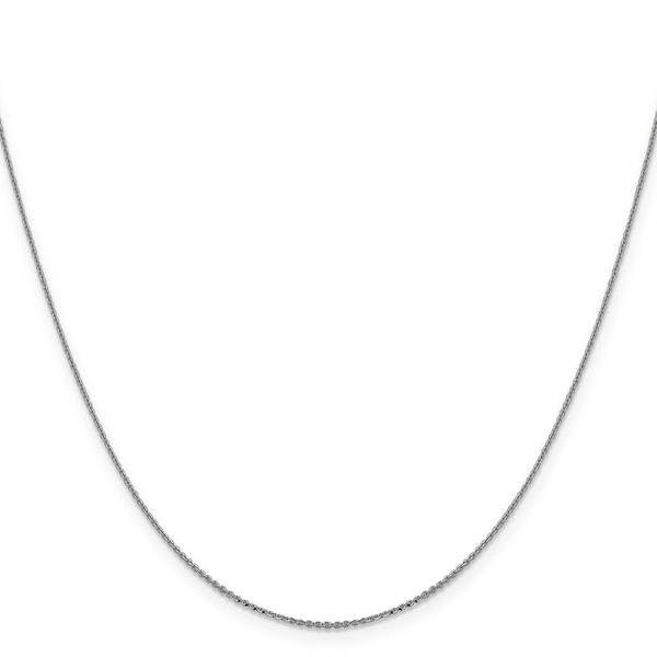 Leslie's 10k White Gold 1.0 mm D/C Cable Chain - Image 2