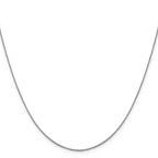 Leslie's 10k White Gold 1.0 mm D/C Cable Chain - Image 2