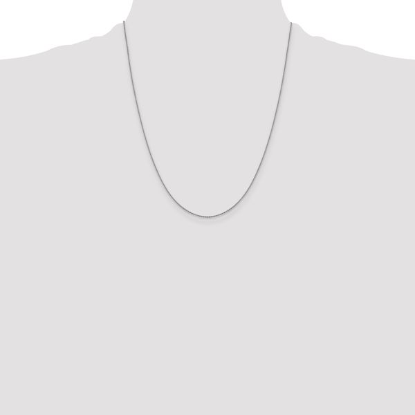Leslie's 10k White Gold 1.0 mm D/C Cable Chain - Image 4