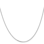 Leslie's 10k White Gold 1.05mm D/C Cable Chain - Image 2