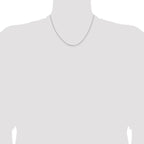 Leslie's 10k White Gold 1.05mm D/C Cable Chain - Image 4