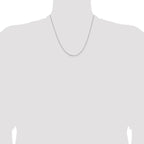 Leslie's 10k White Gold 1.05mm D/C Cable Chain - Image 4