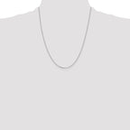 Leslie's 10k White Gold 1.05mm D/C Cable Chain - Image 4