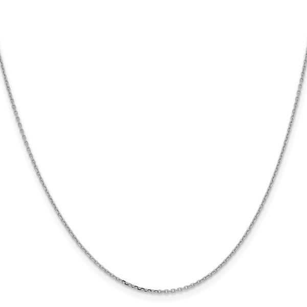 Leslie's 10k White Gold 1.05mm D/C Cable Chain - Image 2