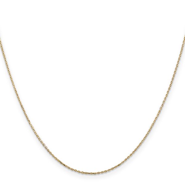 Leslie's 10k .8mm D/C Cable with Lobster Clasp Chain - Image 2