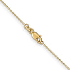 Leslie's 10k .8mm D/C Cable with Lobster Clasp Chain - Image 3