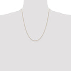 Leslie's 10k .8mm D/C Cable with Lobster Clasp Chain - Image 4