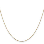 Leslie's 10k .8mm D/C Cable with Lobster Clasp Chain - Image 2