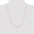 Leslie's 10k .8mm D/C Cable with Lobster Clasp Chain - Image 4