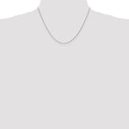 Leslie's 10k White Gold .95mm D/C Cable Chain - Image 4
