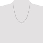 Leslie's 10k White Gold .95mm D/C Cable Chain - Image 4