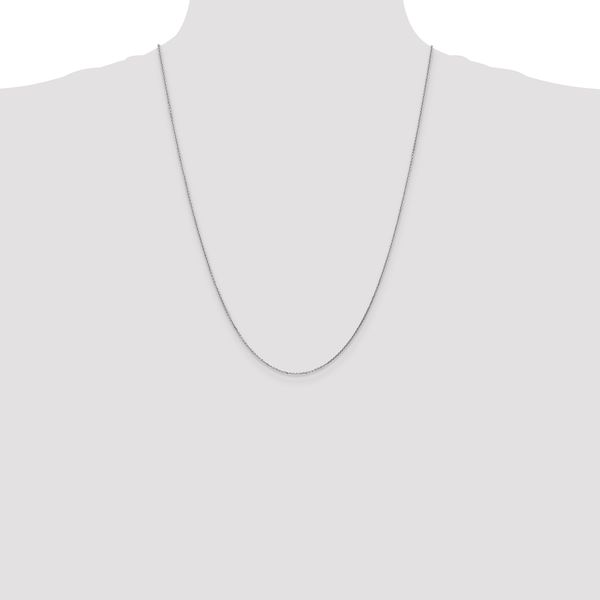 Leslie's 10k White Gold .95mm D/C Cable Chain - Image 4