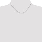 Leslie's 10k White Gold .8mm Spiga Chain - Image 4