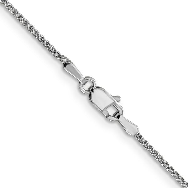 Leslie's 10k White Gold 1.25mm D/C Spiga Chain - Image 3