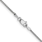 Leslie's 10k White Gold 1.25mm D/C Spiga Chain - Image 3