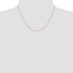 Leslie's 10k White Gold .5mm Baby Box Chain - Image 4