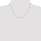 Leslie's 10k .5mm Baby Box with Lobster Clasp Chain - Image 4