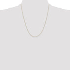 Leslie's 10k .5mm Baby Box with Lobster Clasp Chain - Image 4