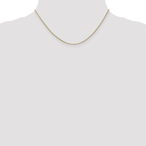 Leslie's 10k White Gold 1mm Box Chain - Image 4