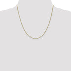 Leslie's 10k White Gold 1mm Box Chain - Image 4