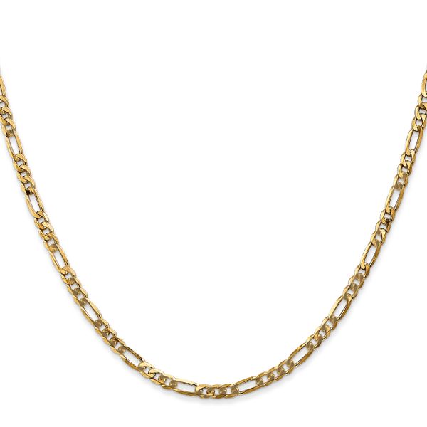 Leslie's 10k 3.25mm Flat Figaro Chain - Image 2