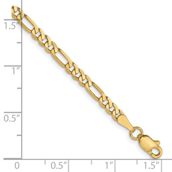 Leslie's 10k 3.25mm Flat Figaro Chain - Image 2