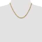 Leslie's 10k 4mm Flat Figaro Chain - Image 4