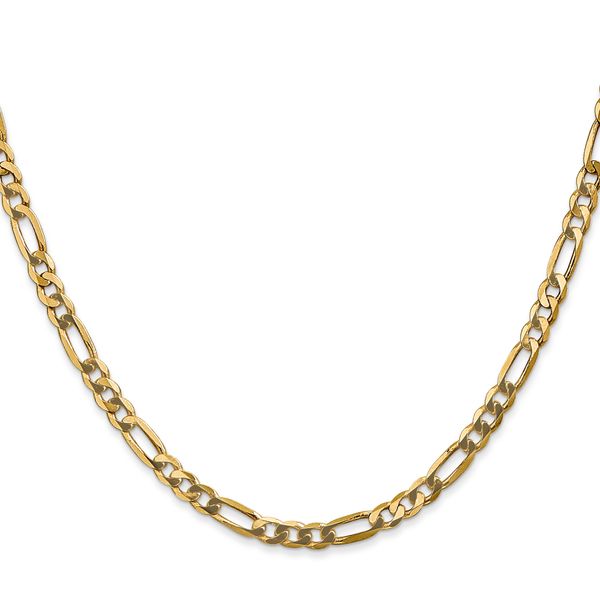 Leslie's 10k 4mm Flat Figaro Chain - Image 2