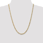 Leslie's 10k 4mm Flat Figaro Chain - Image 4