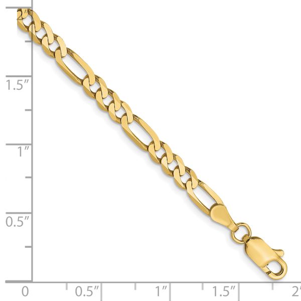 Leslie's 10k 4mm Flat Figaro Chain - Image 2