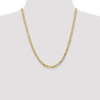 Leslie's 10k 4.75mm Flat Figaro Chain - Image 4