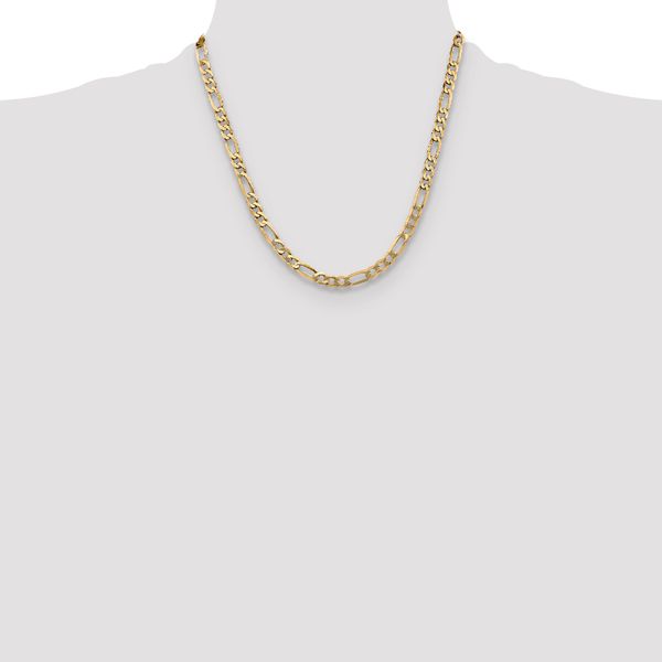 Leslie's 10k 5.25mm Flat Figaro Chain - Image 4