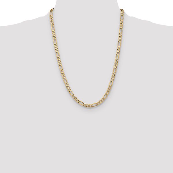 Leslie's 10k 5.25mm Flat Figaro Chain - Image 4
