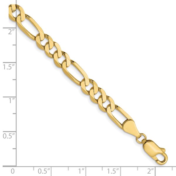 Leslie's 10k 5.25mm Flat Figaro Chain - Image 2