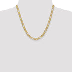 Leslie's 10k 6.25mm Flat Figaro Chain - Image 4
