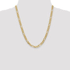 Leslie's 10k 6.25mm Flat Figaro Chain - Image 4