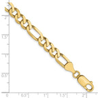 Leslie's 10k 6.25mm Flat Figaro Chain - Image 2
