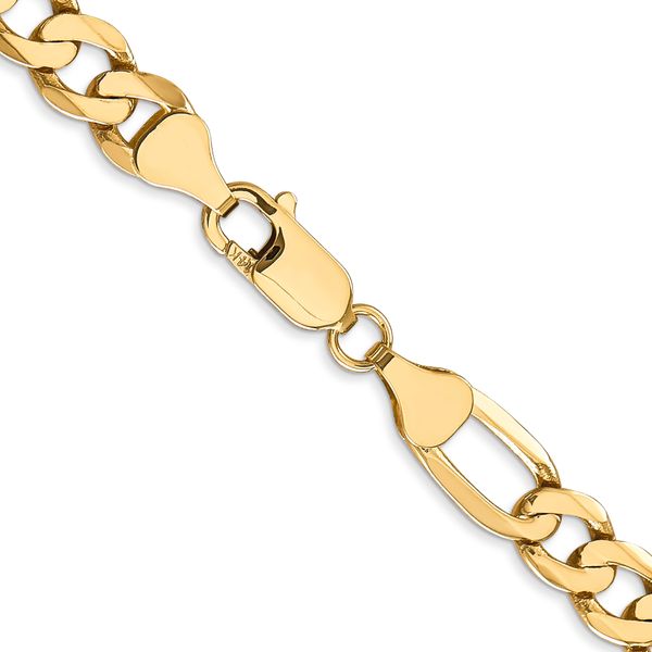 Leslie's 10k 7mm Flat Figaro Chain - Image 3